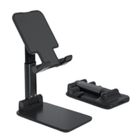 Genérico - Soporte Base Porta Celular Tablet Ipad Para Mesa Negro