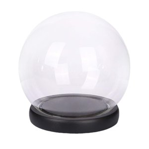 Bothyi - Cúpula De Cristal Con Forma De Campana, Regalos Del Día De San Valentín Para Centros De Mesa Para Niños Con Base De 15Cm