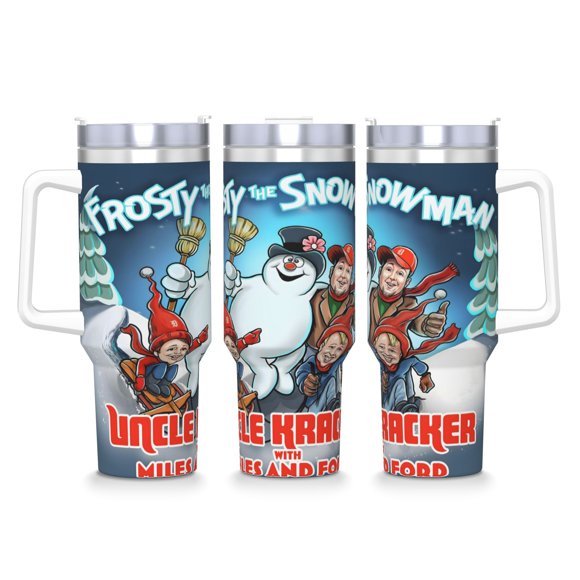 Vaso Térmico de Acero Inoxidable Desmarcar Frosty El Muñeco De Nieve 40 oz
