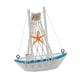 thumbnail image 2 of Mini Modelo De Barco De Vela De Estilo Mediterráneo De Madera Retro Decoración Náutica # 5, 2 of 5