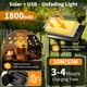 thumbnail image 3 of Guirnalda de luces solares para exterior FUANXIEI ST38, 10 bombillas, 10 m, 3 of 8