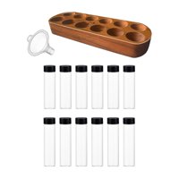 Bothyi - Dispensador De Granos De Café Con Estante De Exhibición, Tarro De Granos De Café Para Cafetería