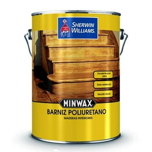 Minwax - Barniz Poliuretano Brillante Incoloro 1 Gl (3.78Lt)