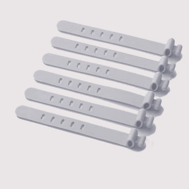 6-Pack Silicone Strap Organizer: Keep Your Earphones, Chargers & Data Cables Neatly Stored & Easily Accessible!