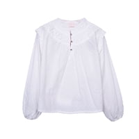 Pillin - Blusa Niña Manga Larga Lisa Blanco