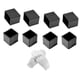 thumbnail image 2 of 8 Piezas De Reparación De Cubiertas De Barra Transversal Para Portaequipajes De Techo De Automóvil Tapas De Extremo De Alto Rendimiento De 4 Cm X 2 Cm, 2 of 5