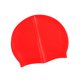 thumbnail image 4 of Gorro De Natación De Color Puro Gorro De Natación De Silicona Para Deportes Acuáticos Navegación Pelo Largo Rojo, 4 of 5