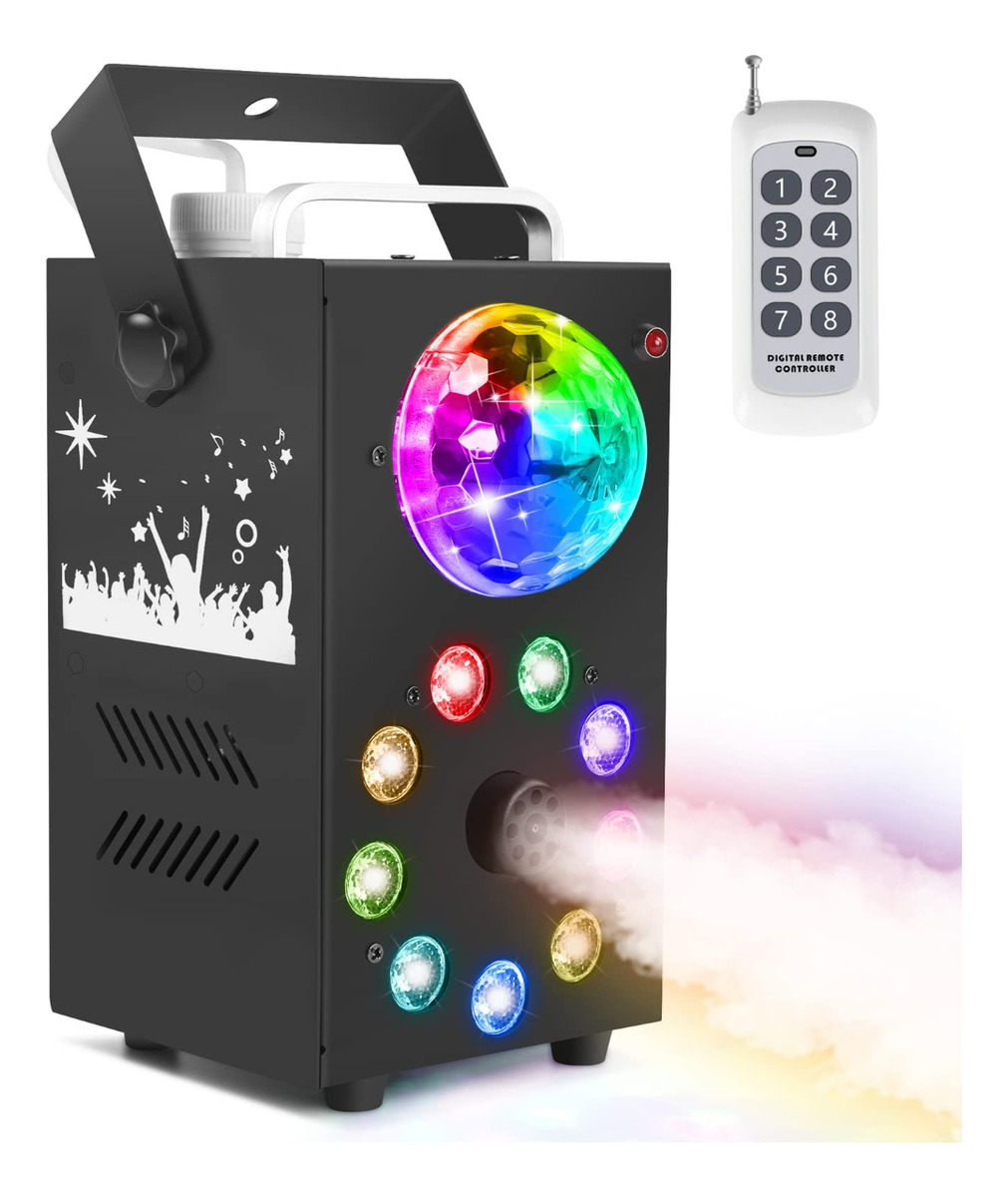 Genérico - Maquina Humo Niebla Luces Led Rgb 700W Fiesta Dj Lau