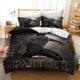 thumbnail image 1 of New Wakanda Panther Bedding Set 3D Digital Print Bedding King Size Print Home Textile 100% Polyester Set Kids Teen Gifts Bed Sheets, 1 of 3