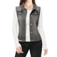 thumbnail image 1 of INSPIRE CHIC Chaleco de Mezclilla sin Mangas para Mujer con Botones Lavado Chaqueta Gris S, 1 of 6