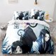 thumbnail image 1 of Fashion ing Anime Hunter × Hunter Bedding Set Single Twin Full Size Bed Set Adult Kid Bedroom Duvetcover Sets Bed Sheets, 1 of 5