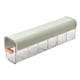 thumbnail image 1 of Caja De Almacenamiento De Calcetín De Ropa Interior Colgante Portátil 6 Rejillas Para Cinturones Sujetador Corbatas Verde, 1 of 5