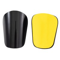 Magideal - Par De Espinilleras De Fútbol, Suministros De Almohadillas Protectoras, Minicojín De Protección Para Piernas, Tablero Protector De Vástago Para Niñas, Negro