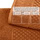 thumbnail image 5 of Juego de 6 toallas Great Bay Home color cobre con tejido waffle, 5 of 7