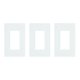 thumbnail image 1 of Placa de Pared Lutron Claro CW-1-WH-3 1 Módulo Blanca Paquete de 3, 1 of 7
