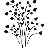 Rienda Libre Graphics - Decomural Floral Leaf Flowers Trees Ws-18042