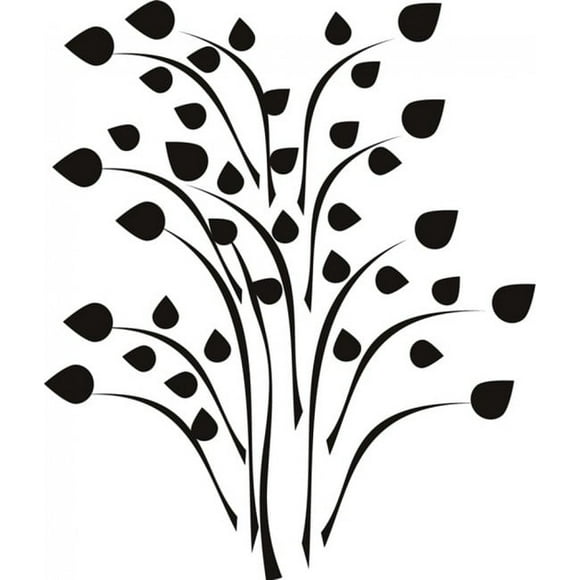 Decomural Floral Leaf Flowers Trees WS-18042
