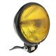 thumbnail image 2 of Retro 5 "delante Del Faro De La Motocicleta De Color ámbar W / Vidrio De Color Amarillo Para El Negro, 2 of 3