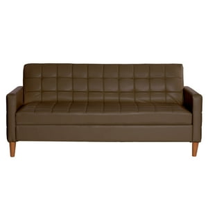 Latam Home - Futón Sofá Cama Genova Pu Chocolate