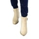 thumbnail image 3 of Botin Mujer Gamuza Taco Medio 09 Yassne Beige, 3 of 5