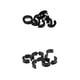 thumbnail image 1 of 10 Pares De Espaciadores Extensores De Conversión De Montaje De Extensión De Manillar De Bicicleta 9mm 12mm, 1 of 3