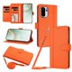 thumbnail image 1 of Funda Billetera para OnePlus 15R, Cuero Sintético con Cierre, Naranja, 1 of 6