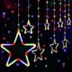 thumbnail image 1 of Guirnaldas Cortina Luces 10pcs Adorno Estrellas 3m Multicolor, 1 of 2