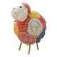 thumbnail image 4 of Mini estatuilla de oveja de fieltro, estatua de Animal, adorno artesanal de escultura nórdica para decoración de escritorio de dormitorio de fiesta en, 4 of 5