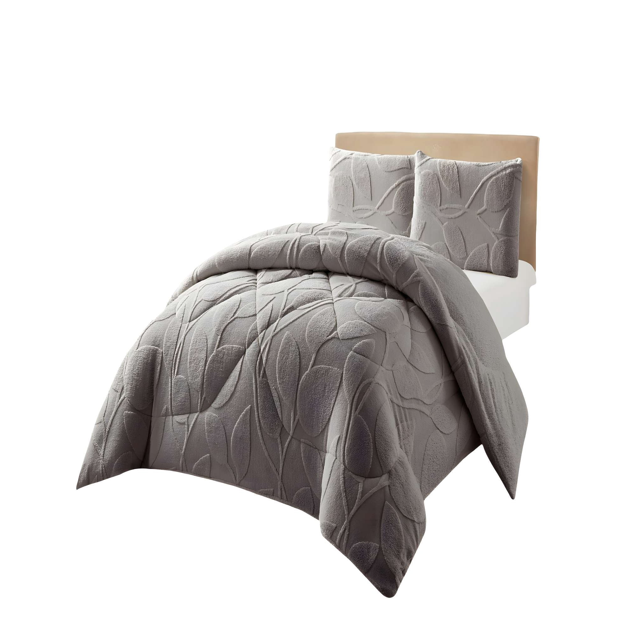 Genérico - Cobertor Texturizado De Invierno Ry King Gris