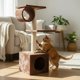 thumbnail image 2 of Rascador Repisa Para Gatos Torre De 2 Pisos Gatos 90cm marron, 2 of 4
