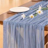 Aura Zeus - Camino De Mesas Gasa Rectangular Mantel Centro Tela 300 X 90 Cm Az