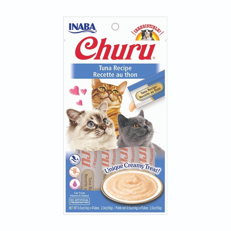 Churu - Puré Cremoso Gato Adulto Sabor Atún Sachet