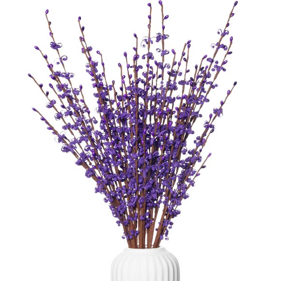 Planta Artificial Wolpark Jazmín Púrpura 75 cm – 5 piezas