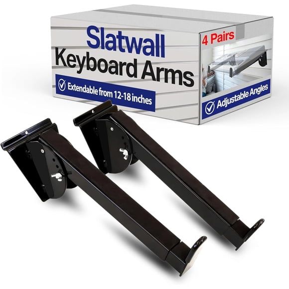 Brazos para Teclado Victory Display de Acero Ajustables 30-45 cm