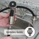 thumbnail image 2 of Danco 10337 Pulverizador Lateral Universal Premium para Fregadero de Cocina, Níquel Cepillado, 2 of 7