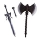 thumbnail image 5 of Hacha De Batalla De Soldado Masculino Y Modelo De Brazos De Espada Para Accesorios De Soldado Masculino 1/6, 5 of 5