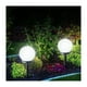 thumbnail image 3 of Pack 3 Foco Estaca Led Solar Tipo Globo Jardín, 3 of 5
