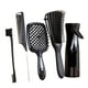 thumbnail image 1 of Juego De Cepillos Para Desenredar De 5 Piezas Para Cabello Rizado, Cepillo Para Peinar Para Cabello Ondulado, Seco, Negro, 1 of 3