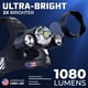 thumbnail image 2 of Linterna frontal DanForce LED recargable de 1080 lúmenes con luz roja, 2 of 6