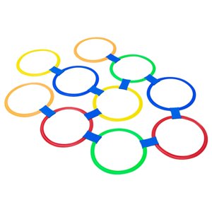 Bothyi - 10 Piezas De Anillos De Rayuela, Anillos Para Saltar Para Patio Trasero, Jardín De Infantes, Niñas Y Niños De 15 Pulgadas