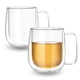 thumbnail image 1 of Pack 2 Tazas Doble Pared Vidrio 350ml, 1 of 7