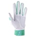 thumbnail image 2 of Guantes de bateo acolchados de softball Mizuno Finch para mujer, color blanco menta, talla XS, 2 of 3
