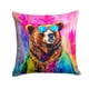 thumbnail image 1 of Cojín Grizzly Bear 14x14, 1 of 5