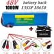 thumbnail image 3 of Batería de bicicleta eléctrica de 48 V y 30 Ah para motor de bicicleta eléctrica o scooter de 350 W, 500 W, 750 W o 1000 W, con BMS y cargador de 54,6 V y 2 A, enchufe XT60., 3 of 6