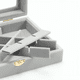 thumbnail image 2 of Joyero Organizador De Plush Portatil Multiusos Gris, 2 of 3