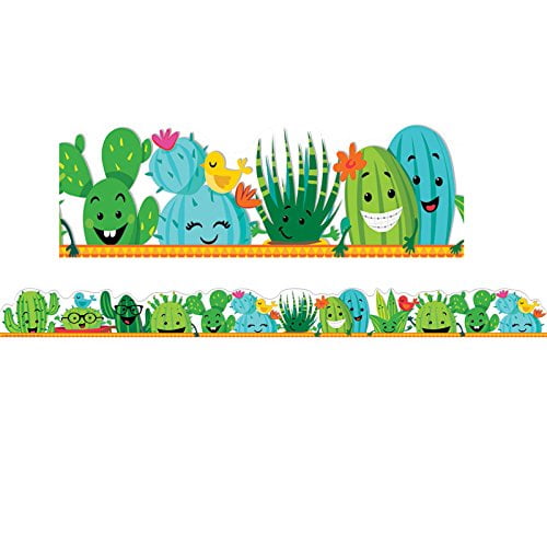 Borde decorativo Eureka Sharp Bunch Linee Up, 37 pies x 6 paquetes