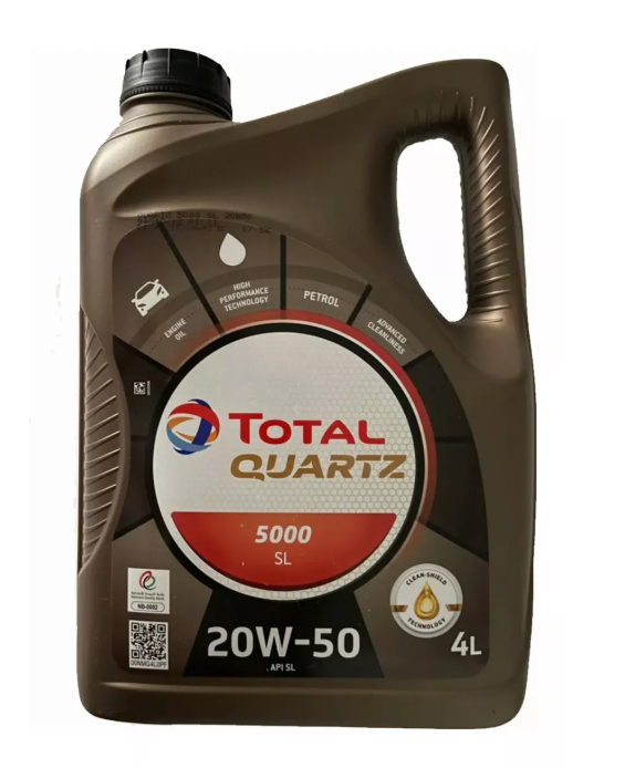 Aceite De Motor Total 20W50 4 Litros