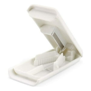 Set 10 Pastillero Cortador Divisor 2 En 1 Portatil Lau