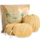 thumbnail image 1 of Esponja Exfoliante LooLife Lufa Natural Paquete de 4 Biodegradables, 1 of 7