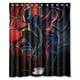 thumbnail image 1 of Cortina de ducha de Spiderman, juego de cortina de baño con ganchos, tamaño 60 x 72 pulgadas, 1 of 3